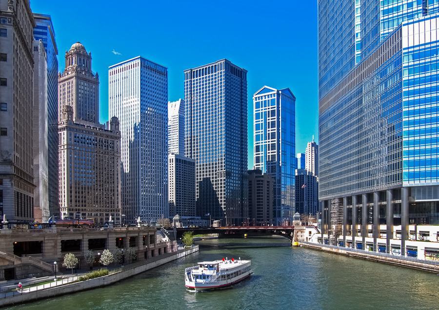 Chicago skyline landmark