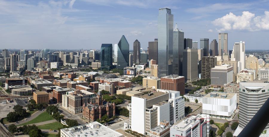 Dallas skyline landmark