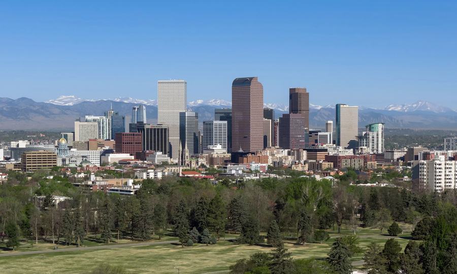 Denver skyline landmark