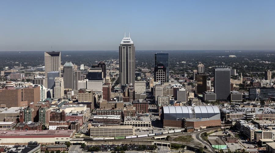 Indianapolis skyline landmark