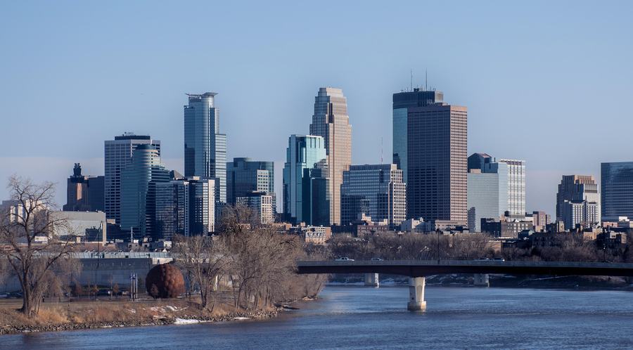 Minneapolis skyline landmark
