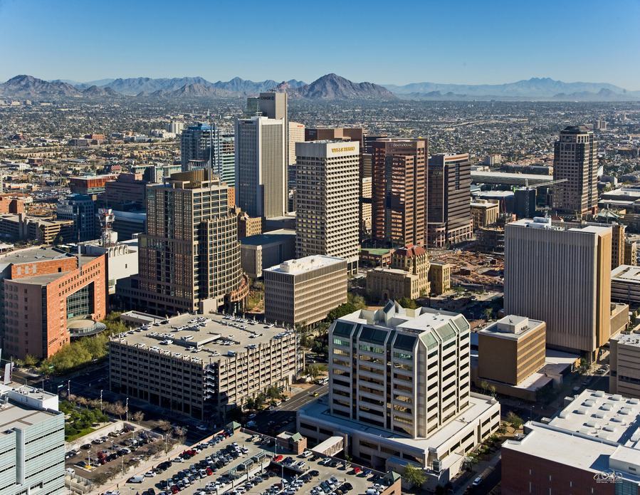 Phoenix skyline landmark