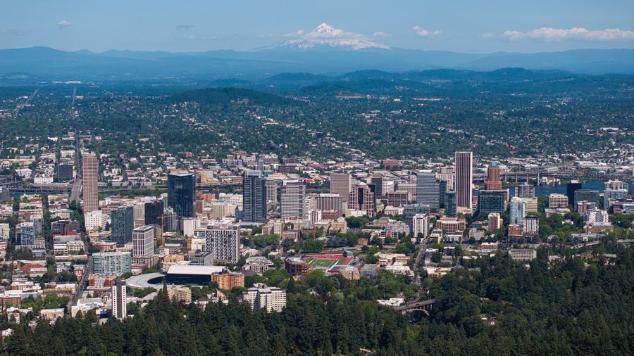Portland skyline landmark