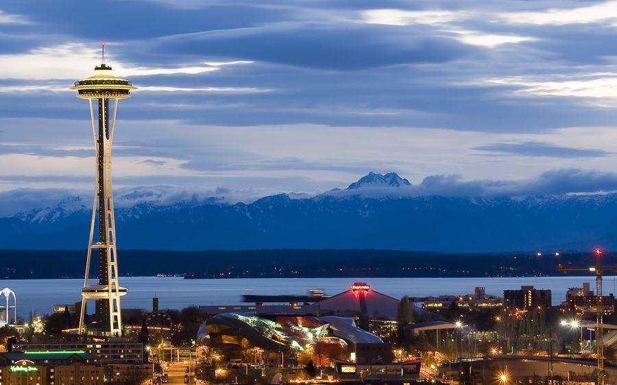 Seattle skyline landmark